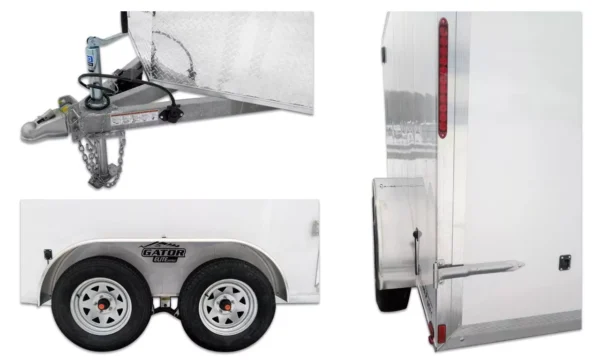 Remorque Fermée Galvanisée Élite 6 x 10 – 7000lbs - Image 6