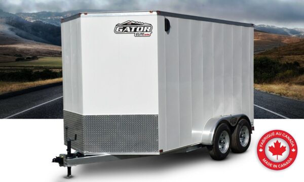 Remorque Fermée Galvanisée Élite 6 x 10 – 7000lbs